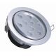 9W AC85 - AC265V 6063 Aluminium Long-life Indoor Led Recessed Ceiling Lights For