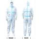 Waterproof  Disposable Protective Clothing  White Disposable Overalls