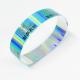 Factory Wholesale Laser Glitter Flash Wrist Strap Customized Style Barcode Logo Paper Wristband For Events
