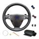 Car Accessories Hand Stitched Artificial Leather Steering Wheel Cover for Saab 9-3 2003 2004 2005 2006 2007 2008 2009 2010 2011
