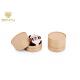 Biodegradable Brown Paperboard Push Up Lip Balm Tubes Candle Perfume Jar Jewelry Support
