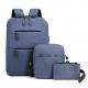 ODM Polyester Men'S Backpack Sets Waterproof Navy Blue Laptop Backpack