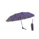 Only Auto Open Small Folding Umbrella , Automatic Folding Umbrella Rain Proof