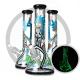 Latest Rick And Morty Art Bong 7mm Glass Smoking Hookah Pipe Christmas