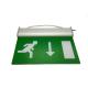 Rechargeable Double - Sided LED Emergency Exit Sign , 3 Hours Escape Sign