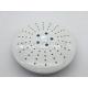 ABS plastic material round shape chrome plating shower head overhead shower top