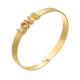Letter 18K Gold Bangle Personalized Name Bracelets Gold Plated OEM ODM
