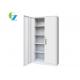 Four Adjustable Shelves White Cupboard H1850*W900*D400(MM) KD Structure