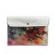 The new Japanese-style floral print leather clutch evening bags tide