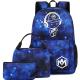 Hotselling Light-up Bags Universe Printed Bag 3D Print Manufacturer Backpack Sublimation Bag