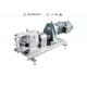SS316L stainless steel TUL-20 rotary lobe pump for regulating syrup candy chocolate pharmacy