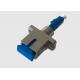 Blue Hybrid Coupler Singlemode Simplex LC To SC Adapter