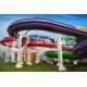 Outdoor Custom Water Slides Spiral Water Slide For Adults And Kids