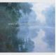 Green Claude Monet Oil Paintings Reproduction Misty Morning on the Seine