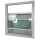 Residential Villa Replacement Windows Double Hung Made by Upvc Glass White Pvc Frame