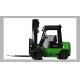 Motorized Battery Operated Forklift Truck 2.5T With C490 Engine , Green