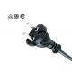 JF-01 Plug Indonesia Power Cord Unearthed 2 Pin Power Lead SNI Approved