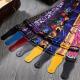 Pantone Color Comfortable Personalized Guitar Straps For Acoustic Guitars 