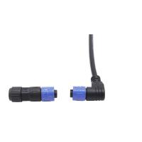 Nylon Black Waterproof Plug Connector Ip68 4 Pin  Self Locking