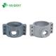 Customized Request UPVC PVC DIN Standard Coupling Clamp Saddle for Pipe Fitting System