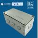 IEC 61386 Large Waterproof Steel Welded Electric Cable Junction Box 200*100*100mm