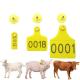 TPU Livestock ID Tags Non Polluting Animal Identification Tags