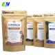 Custom Zipper Food Snack Nut Stand Up Pouch Packaging Zip Lock Coffee Tea Kraft Paper Doypack Biodegradabale Bag