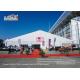 40x60m 2000 Capacity Outdoor Exhibition Tents With PVC Walls / White Wedding Tents