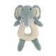 Custom Toddlers Stuffed Elephant Rattle Cotton Soft Plush Toy ODM OEM