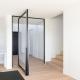 Modern Design Aluminium Pivot Front Doors Commercial Maintenance Resistance