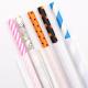 Compostable Natural Individually Wrapped Paper Straws With Non Toxic Ink