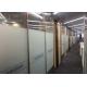 40mm Thickness Single Glass Partitions Aluminium Partition Wall For Interior