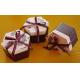 Customized Six-shaped Rigid Cardboard Gift Boxes with Printed Ribbon for Jewelry