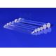 Polishing Transparent Quartz Glass Fused Silica Rod For Fiber Bar