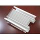 Silver Customizable Extruded Aluminum Alloy Radiator Hot Rolling 6000 Series 6063