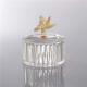 Compact Hand Made K9 Liuli Crystal Candy Jars Beautiful Design