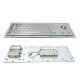 IP65 Stainless Steel Industrial Trackball Keyboard Panel Mount