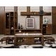 Modern Design Living Room Furniture / Solid Wood Wall Units Coffee Table