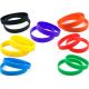 Candy pure colors Luminous Silicone bracelet  wrist Rubber Monochrome Printing strap custom OEM logo color size wrist