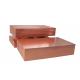 Red Pure Polished Copper Flat Plate Bond Plate Industrial Transportation