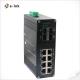 Industrial L2+ 8-Port 10/100/1000T 802.3at PoE + 4-Port 1000X SFP Managed Switch