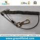 Top Quality Safety Lanyard Holder Black Spiral Coil Leash Rope
