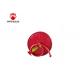 Red 25mm Fire Hose Reel with PVC Hose For Fire Fighting Equipment