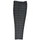Men'S Custom Tailored Trousers Dark Grey Check T/R Fabric Excellent Workmanship