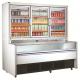 Freestanding 3 Doors Commercial Beverage Display Refrigerator For Mall