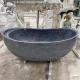 Marble Bath Tubs Freestanding hotel Black Natural Stone Bathtub Luxury High Polishing Hand Carved