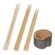 Customised Picnic Engraved Wooden Chopsticks Camping Bamboo Tableware