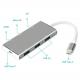 Type C Adapter 7 in 1 USB-C Thunderbolt 3 Hub with 4K  Port Type-C Power Delivery 3 USB 3.0 Ports SD Card Reader