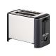 Stainless Steel Electric Pop Up 2 Slice Toaster With 2 Slot