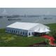 Uv Resistant Red Carpet Decorated Outdoor Party Tents For Wedding Ceremony